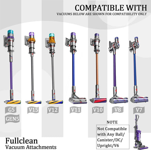 Attachment Kit for Dyson Gen 5 Gen5 V15 V12 V11 V10 V7 V8 Detect Cyclone Torque Drive Absolute Animal Trigger Cordless Vacuum Cleaner (AA:Hose Attachments Kit)