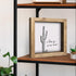flangairy Western Wall Decor, Cactus Wall Art, Wood Southwest Desert Sign, Southwestern Living Room Aztec Home