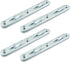 4 Sets 5" Bed Rail Fasteners, Wood Bed Rail Fittings Furniture Hardware