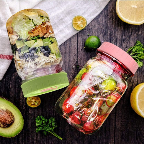 Mason Jar Lids Regular Mouth Canning Lids with Straw Hole, Plastic Straws, Silicone Stoppers, Rings, Cleaning Brush (26