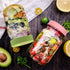Mason Jar Lids Regular Mouth Canning Lids with Straw Hole, Plastic Straws, Silicone Stoppers, Rings, Cleaning Brush (26
