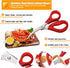 TORINALITAL 4 Pack Kitchen Seafood Scissors for Crab Legs, Crab Leg Scissors Lobster Shell Cracker, Lobster Shrimp