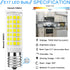 TAIYALOO E17 LED Bulb - Dimmable 7W Microwave Oven Bulb, Daylight White 6000K, 60W Halogen Replacement, 2 Pack