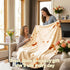 80in Cozy LetsFunny Burrito Tortilla Throw Blanket, Soft Warm Couch Blankets for Women Men, Realistic Double Sided Taco