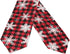 WOOR Double-Sided Snowflakes Table Runner - 13 x 70 Inches Buffalo Plaid Background, Christmas Table Cloth for Holiday