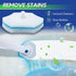 BOOMJOY Disposable Toilet Brush Set with 15 Wand Refills, Toilet Bowl Cleaner Wand with Holder for Bathroom