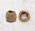 COTTON CRAFT Jute Napkin Rings - Set of 12 Handmade Nautical Knot Woven Rope Napkin Holders for Dining Table Décor