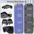 Bedside Shelf, Bunk Bed Table Shelf for Top Bunk, Black Clip On Nightstand with Removable Cup Holder&Power Strip