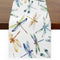 Aglebo Cute Dragonfly Table Runner Washable Table Runners 108 Inches Long Kitchen Dining