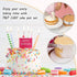 P&P CHEF Cake Pan Set of 2, Stainless Steel Round Baking Layer Cake Pans, 8 Inch, Non Toxic & Easy Clean
