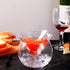 Glass Caviar Chiller Server Set with 2 Pieces 3.2 Inch Mother of Pearl Caviar Spoons