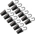 JANYUN 120 Pack Clip Hook Set, Stainless Curtain Clips for Home Decoration, Art Craft Display, Black