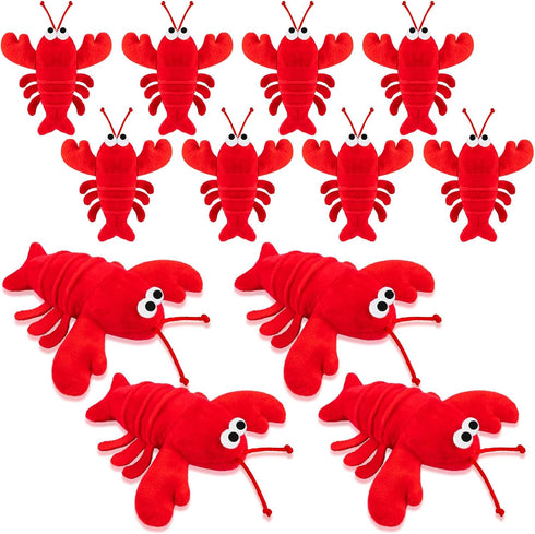 SYWHXY 12Pack Lobster Toy Cute Plush Lobster Stuffed Animal Crab Doll for Kids,