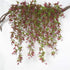 Artificial Hanging Vine, Sweet Potato Leaves Faux Ivy Garland, UV Resistant Plastic Plants for Indoor Outdoor