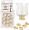 Biedermann & Sons Votive Rubber Gaskets for Peg Candle Holders, Tan
