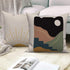 Boho Pillow Covers 16x16 Inch - Mid Century Sunrise Abstract Arch Linen Pillow Cases for Sofa, Set of 4 (No Inserts)