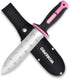 WORKPRO Hori Hori Garden Knife, 7" Stainless Steel Blade, Ergonomic TRP Handle for Weeding, Planting, Digging