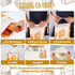 2 Pack Counter Bread Bags for Homemade Bread Sourdough - Beeswax Bread Bags for Sourdough with Bowl Cover, Reusable