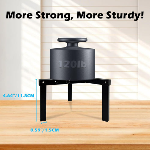 4 5"-10" 4 Pack) Pcs Three Legs Adjustable Metal Plant Stand for Plant Pot Indoor & Outdoor (Black