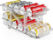 Soda Can Organizer for Refrigerator | Adjustable Width Drink Storage and Dispenser for Fridge, Clear (1 set)