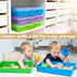 SailStart 4 (3.8L) 3 Pack, Qt Sensory Bin With Lid - Stackable Storage Sensory Bins with Lids, Portable Sandbox