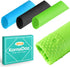 KornaDoz 3 Pcs Silicone Garlic Peeler Tube Roller, Food-Grade & Effortless Skin Remover,