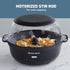 West Bend Stir Crazy Hot Oil Popcorn Popper - 6 Qt Popcorn Maker with Large Serving Bowl and Stirring Rod