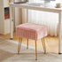 WBD004P IBUYKE Rectangle Vanity Chair with Storage Space, Footrest Footstool Ottoman, Vanity Stool, Dressing Table
