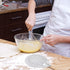 Pizza Turning Peel, Perforated Metal Aluminum Paddle with 16 Inch Anti-Scalding Non-Slip Wooden Handle