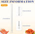 Yaomiao 40 Set 6.8 Inch Pcs Stainless Steel Seafood Forks Silver Crab Forks Seafood Tools Crab Legs Utensils Picks