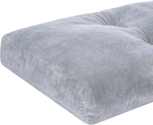 JAMPAYANG (36"x14", Bench Cushion, Non-Slip Tufted Bench Cushions for Swing, Shoe Storage, Window Seat Grey)