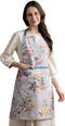 Maison d'Hermine 100% Cotton Kitchen Apron for Women with Pocket - Chef Apron for Men, Cooking, Gardening, Server