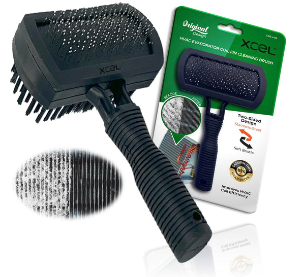 Next Generation Air Conditioner Evaporator Coil Fin Cleaning Brush V2 (Double-Sided) by FINXCEL