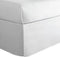 Home Classic Tailored Bed Skirt Dust Ruffle, Cotton Blend Design, 14" Drop Length, Twin XL, White by TODAY'S HOME