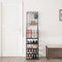FDSDEFEN 5-Tier 8 Entryway Coat Rack, Coat and Shoe Rack, Entryway Bench Storage Organizer with Hooks for Bedroom