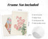 Pouydmi 8x10x6 Inch Christian Nursery Wall Art Bible Verse Canvas Wall Decor Girl Floral Wall Art Aesthetic Scripture