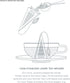 Tea Forte Icon Stainless Steel Loose Leaf Tea Infuser - Extra Fine Strainer with Silicone Leaf
