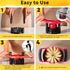 5.12 12 Newness In Large Apple Slicer, Cut Thin Slices All the Way Through, HEAVY - DUTY Stainless Steel Apple Corer