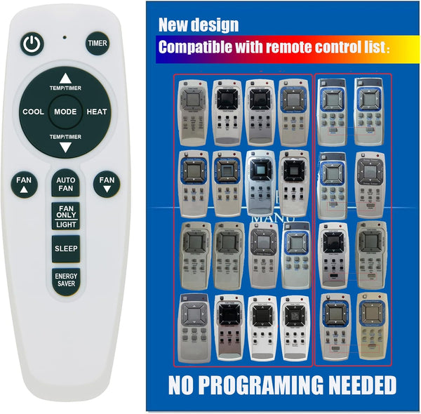 Replacement Remote Control for Frigidaire Air Conditioner Listed in The Picture (C)