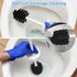 Flyzenvibe Set Set Stainless Steel Toilet Brush and Holder Wall Mount Heavy Duty Toilet Bowl Brush Oil Rubbed Matte