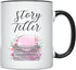 YouNique Designs Writer Coffee Mug, 11 Ounces, Storyteller Mug, Author Gifts for Women (Black Handle)