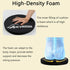 17.7" 9.8"(25cm) Thick Seat Cushion for Telescopic Stools (Exclude Stool), D Chair Pads with Soft Foam and Three Pegs