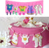 Rainmae 6Pcs Cute Baby Silicone Fondant Cake Mold, Baby Birthday Party Kitchen Baking Moulds for Cake Decorating