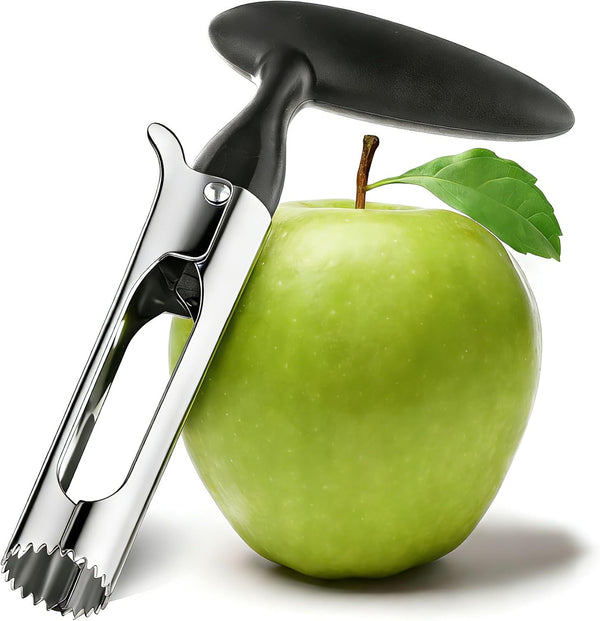 COKUMA Apple Corer, Comfortable Handle and Sharp Serrated Blade Apple Core Remover, Sturdy
