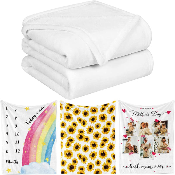 Sublimation Blanket Thick Sublimation Throw Blanket Heat Press Make My Own Blanket