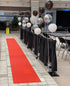 Red Carpet Runner for Party, 2 x 15 ft, Non-Woven Polyester Fabric Aisle Runner for Wedding Ceremony, Hollywood Theme