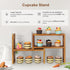 5 Countertop Tiered Small Window Plant Shelf,Wooden Desktop Plant Stand Indoor ,Table Top Plants Shelves,Window Sill