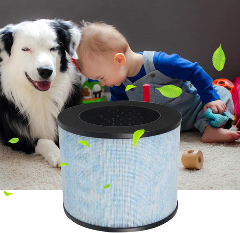 HIFROM MK01 Replacement Filter Pack of 1, MK06 H13 True HEPA Compatible with Aroeve MK01 MK06, Kloudi DH-JH01