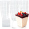 GGYKJSK 50-Pack 5oz Dessert Cups with Lids, Plastic Parfait/Pudding Cups, Small Plastic Containers