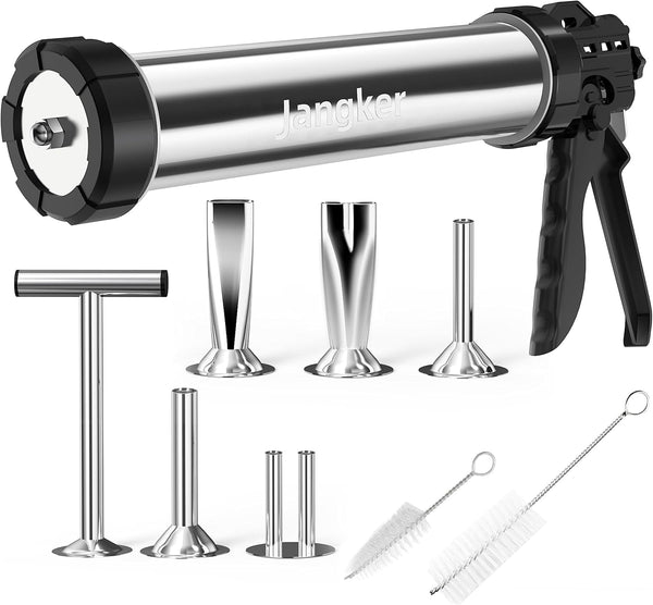 Beef Jerky Gun Kit - 2lb Stainless Steel Meat Gun for Homemade